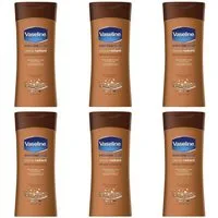 Vaseline Körperlotion 6 x 400ml Vaseline Intensivpflege Body Lotion Kakao Radiant, 6-tlg., Hilfe für trockene Haut