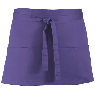 Premier Ladies/Womens Colours 3 Pocket Schürze (2er-Pack) (Lila)