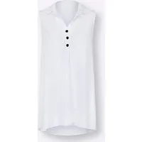 Witt Klassische Bluse Longbluse Ärmellos