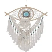 Guru-Shop Dekoobjekt Traumfänger Boho 46 cm - drittes Auge