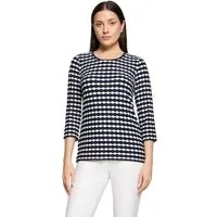 Betty Barclay 3/4-Arm-Shirt Damen mit Rundhalsausschnitt (1-tlg) Material
