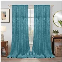 BTTO V&G Vorhang Gardinen Blickdicht Vorhang Samt Velvet Kräuselband (2 St), blickdicht, Vorhang Wohnzimmer
