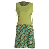 Vishes Minikleid Damen Sommerkleid armlos-es Blumen-Kleid Tunika-Kleid T-Shirtkleid Boho, Goa, Guru Style