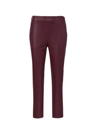 GOLDNER 2-in-1-Hose "Kurzgröße Bequeme Schlupfhose in Lederoptik"