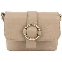 ITALYSHOP24 Schultertasche MADE IN ITALY Damen Leder Tasche Crossbody Umhängetasche Smartphone, Handytasche Ledertasche Brusttasche Freizeit Überschlagtasche Clutch