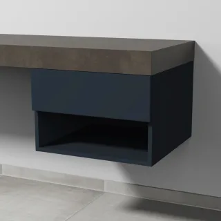 Sanipa Anbau-/Solitärschrank 2morrow (P3352) 340x500x520 Marine-Matt, P33521R P33521R