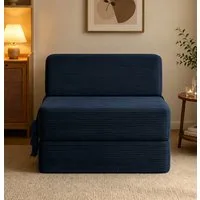 HOMALL Loungesofa Cord Bodensofa 1-Sitzer mit Liegefunktion Lounge Sofa, Flexibel kombinierbar, weicher Cordbezug, ohne Armlehnen, Einzelbettfunktion