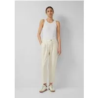 s.Oliver 7/8-Hose Hose Barrel Leg Hose aus glänzendem Satin