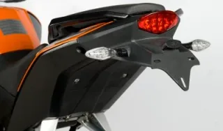 R&amp;G Kennzeichenhalter Heckumbau KTM Duke 125 / 390 Bj. 2011-2016 eintragungsfrei