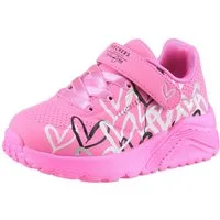 Skechers UNO LITE Sneaker Klettschuh mit bunten Herzen, Größenschablone zum Download