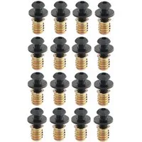 SO-TECH® Montagezubehör Schraubenset mit Gewinde-/Einschraubmuffen & Unterlegscheibe (1 St., je 16 Stück), Schrauben M8 x 20mm, Einschraubmuffen M8 x 15mm für Tischges