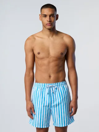 North Sails Badeshorts Bedrucktes Pfirsichleder
