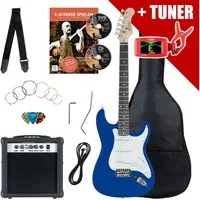Rocktile E-Gitarre ST-Pack Komplettset E-Gitarre - Ideal für kommende Gitarren-Stars!, Komplettset, inkl. 10 Watt (RMS) Verstärker und Stimmgerät