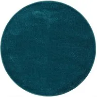 Vimoda Teppich Teppich Rund Wohnzimmer Kurzflor, Rund, Höhe: 8 mm, Teppich Rund Einfarbig