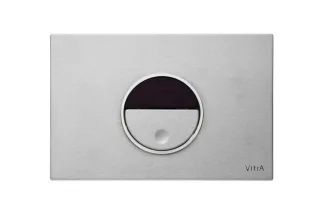 VitrA Pro WC-Betätigungsplatte Touch-Free für 2?Mengen?Spülung Edelstahl Chrom Matt,762-1440 762-1440