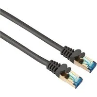 Hama CAT6 Netzwerkkabel PiMF 10m geschirmt Grau LAN-Kabel, RJ45, Kein (1000 cm), Patch-Kabel Cat 6 Gigabit Ethernet