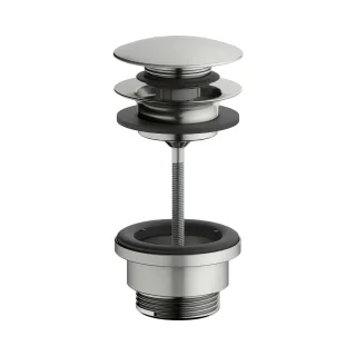 Keuco Ablaufgarnitur Armaturenzubehör 59902 Push-Open, Edelstahl-finish, 59902060000 59902060000