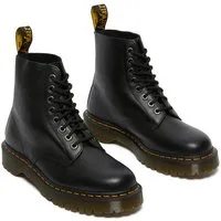 DR. MARTENS 1460 Schnürboots Blockabsatz, Stiefelette mit typisch, gelber Rahmennaht