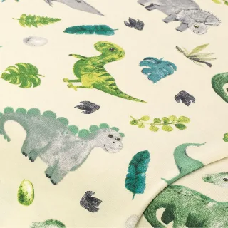 Baumwoll-Jersey "Dino" mit Elasthan, natur-color