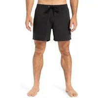 Quiksilver Badeshorts EVERYDAY VOLLEY 15 unifarbene Optik, mit kontrastfarbenen Details, Straight-Leg-Passform