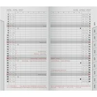 BRUNNEN Taschenkalender BRUNNEN-Ersatzkalendarium Mod. 751 2027, Karton, weiß