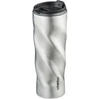 relaxdays Thermobecher Edelstahl 500ml, Edelstahl