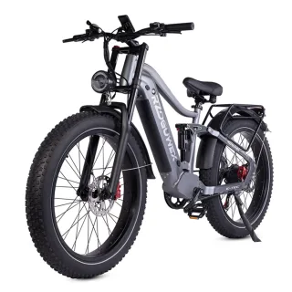 [EU Direct] RZOGUWEX S7 Electric Bike 48V 25AH Battery 1000W Motor Recommend Top Speed 25KM/H 26inch Tires 50-60KM Max M