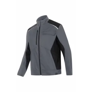 KÜBLER ICONIQ PRO Jacke mittelgrau/schwarz 4XL - 1145 5380-9599-4XL
