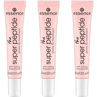 Essence Lipgloss THE SUPER PEPTIDE GLOSSY LIP TREATMENT, 3-tlg., mit milchig glänzender Textur