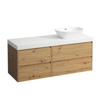 Laufen Waschtischunterschrank und Waschtisch-Platte LANI 495x1370x580 H4045831122671