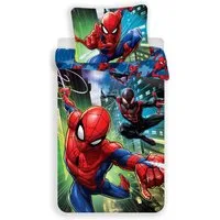 Jerry Fabrics Kinderbettwäsche Spiderman Baumwolle Kinderbettwäsche 140x200 + 70x90 cm