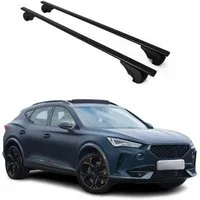 OMAC Dachträger Grundtäger für Cupra Formentor 2020-2025 75kg Metall Schwarz 2 tlg (2-St), Wasserbeständig,Abnehmbar,Multifunktional,Leichtgewichtig