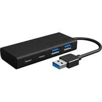 IB-HUB1426-U3, USB-Hub schwarz