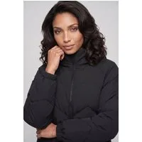 JDY Steppjacke JDYPOWER LONG HOOD PUFFER OTW HAB Kunstfaser