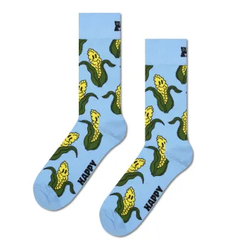 happy socks - Corn Sock Blau - Gr. - 38