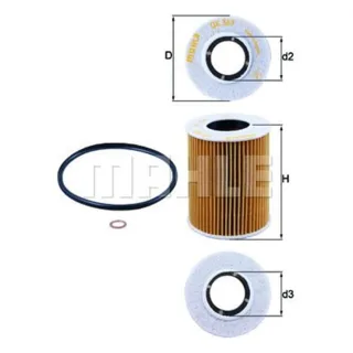 Mahle ?lfilter Hyundai Accent Getz Matrix Kia Ceed Magentis Pro