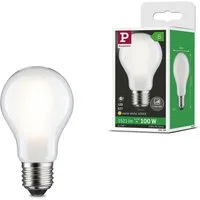 Paulmann LED-Leuchtmittel Eco-Line Filament 230V LED Birne E27 1521lm 8,2W 3000K dimmbar Matt, E27, 1 St., Warmweiß