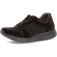 rollingsoft Keilsneaker, Freizeitschuh, Halbschuh, Schnürschuh mit Logo an der Ferse