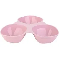 Engelland Snackschale Kunststoffschale mit 3 Fächern, Kunststoff, (Vorteils-Set, 1-tlg), BPA-frei, robust, spülmaschinen- und mikrowellengeeignet