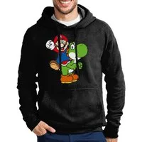 Blondie & Brownie Hoodie Herren Yoshi & Mario Konsole Retro Super Luigi Retro Herren Hoodie Yoshi Mario Luigi Konsole Retro Super Gaming Fanwear