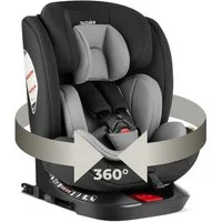 tectake Autokindersitz Drehbarer Autositz, (Klasse 0 / 1 / II / III (bis 36 kg), Ab Geburt verwendbar, für Körpergrößen von 40 cm bis 150 cm