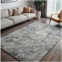 OTTO home Teppich Micah, rechteckig, Höhe: 8 mm, Kurzflor, modernes Design, pflegeleicht, Wohnzimmer