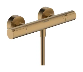 Hansgrohe Thermostat Ecostat Element Brausenmischer Aufputz DN15 Brushed Bronze,13346140 13346140