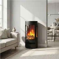 GLOW FIRE Elektrokamin Lumen Elektrokamin LED Ofen, Elektrischer Kamin, Timer, Realistisches Flammenspiel, LED Feuer