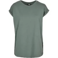 URBAN CLASSICS Kurzarmshirt Urban Classics Damen Ladies Extended Shoulder Tee (1-tlg)