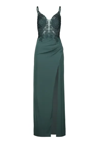 VM by Vera Mont - Abendkleid dusty slate - Gr. - 34