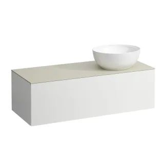 LAUFEN Waschtischunterschrank und Waschtischplatte ALESSI 500x1200x370 H4313130972601