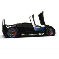 Aktürk Autobett Kinderbett Autobett Lambo Model mit Flügeltüren, Beleuchtung und Sound
