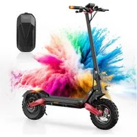 iSinwheel E-Scooter Offroad Elektroroller mit Straßenzulassung, 20 km/h, (1 tlg), 100km Reichweite, praktisch, zusammenklappbar und leistungsstark
