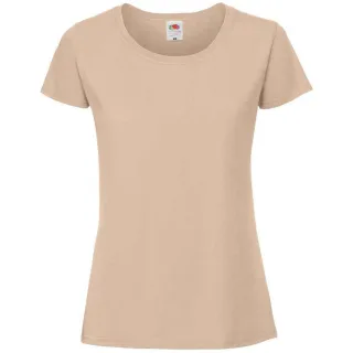 Fruit Of The Damen T-Shirt, enganliegend (Sand)